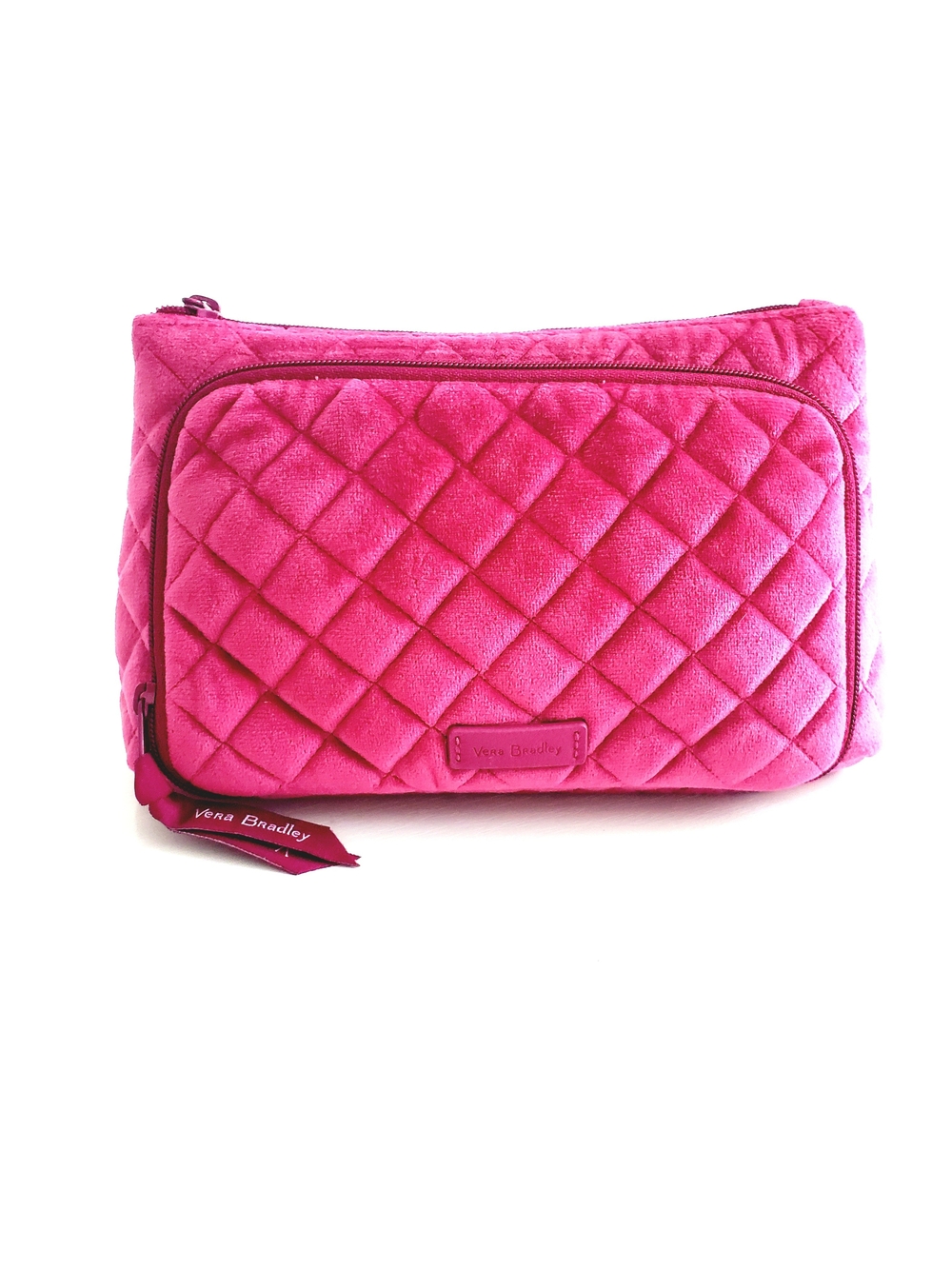 Vera Bradley Pink Quilted Cosmetic Pouch
